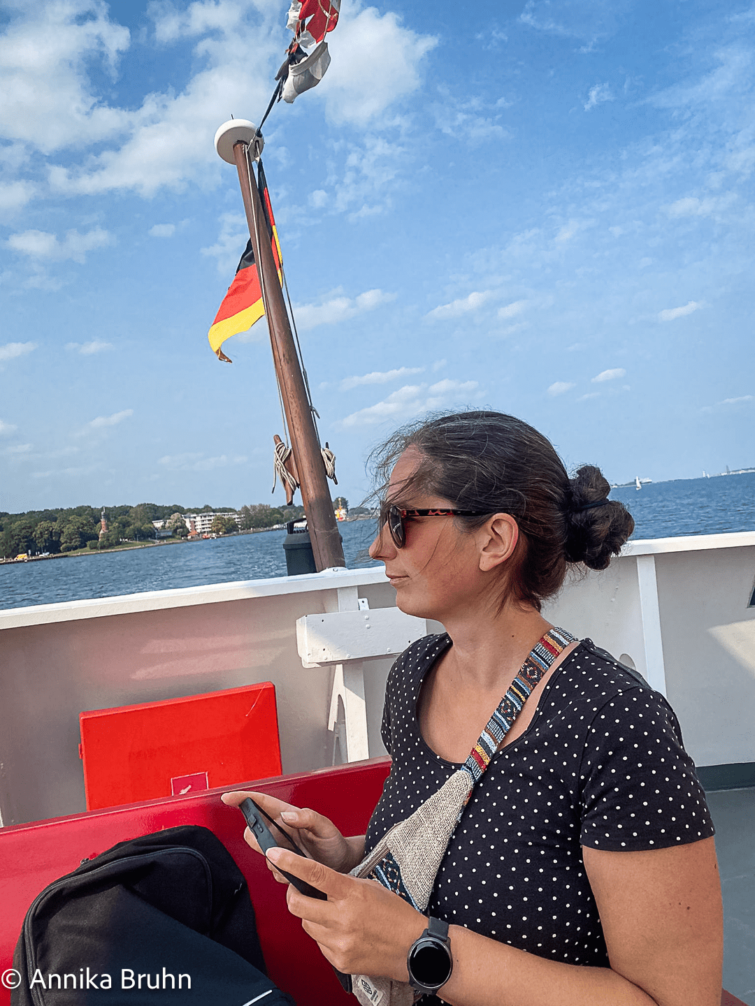 Ich bei der Hafenrundfahrt